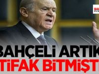 İttifak Bozuldu Bahçeli Artık Yokuz Dedi