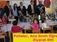 Polislerden ana sınıfı öğrencilerine ziyaret