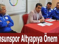 Samsunspor Altyapıya Önem Veriyor