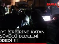 BAFRA’YI BİRBİRİNE KATAN GENÇ SÜRÜCÜ BEDELİNİ AĞIR ÖDEDİ !!!
