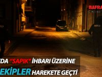 BAFRA’DA ‘’SAPIK’’ İHBARI ÜZERİNE TÜM EKİPLER HAREKETE GEÇTİ
