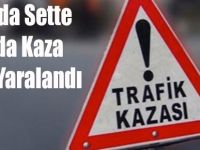 Bafra'da Sette Yolunda Kaza 7 Kişi Yaralandı