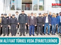 KAYMAKAM ALİ FUAT TÜRKEL VEDA ZİYARETLERİNDE