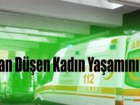 5.Kattan Düşen Kadın Yaşamını Yitirdi