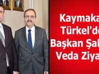 Kaymakam Türkel'den Başkan Şahin'e Veda Ziyareti