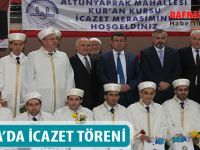 BAFRA’DA İCAZET TÖRENİ
