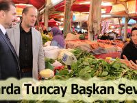 Tuncay Başkana Pazarda Sevgi Seli