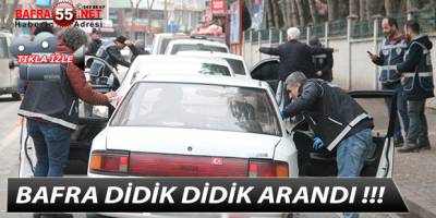 Bafra'da Narkotik Operasyonu: Çok Sayıda Ekip ve Narkotik Köpekleri Katıldı