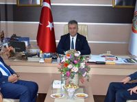 Kaymakamlardan Başkan Topaloğlu’na Ziyaret.