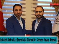 Türkiye Gençlik Vakfı Bafra İlçe Temsilcisi Olarak Dr. Serkan Yavuz Atandı