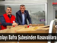 Türk Kızılayı Bafra Şubesinden Kosavalılara Yardım