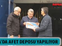 BAFRA’DA AFET DEPOSU YAPILIYOR