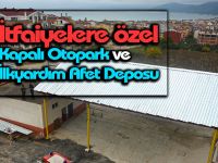 Gerze'de İtfaiyelere Özel Kapalı Otopark ve İlkyardım Deposu