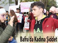 Bafra'da Kadına Şiddet Etkinliği