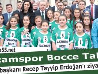 Alaçamlı küçük sporcular Cumhurbaşkanı Erdoğan'ı ziyaret etti