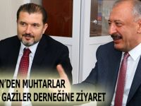 YURDUSEVEN’DEN MUHTARLAR DERNEĞİ VE GAZİLER DERNEĞİNE ZİYARET