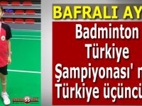 Aysu Arslan Tek Kızlar'da Türkiye Üçüncüsü Oldu