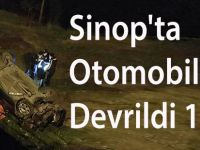Sinop'ta Otomobil Devrildi 1 Ölü