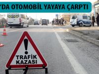 BAFRA’DA OTOMOBİL YAYAYA ÇARPTI
