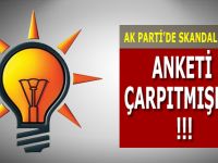 AK PARTİ’DE SKANDAL İDDİA, ANKETİ ÇARPITMIŞLAR !!!