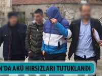 SAMSUN’DA AKÜ HIRSIZLARI TUTUKLANDI