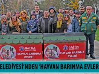 BAFRA BELEDİYESİ’NDEN ‘HAYVAN BARINMA EVLERİ’