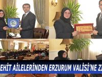 BAFRA ŞEHİT AİLELERİNDEN ERZURUM VALİSİ'NE ZİYARET