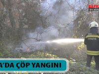 Bafra'da Çöp Yangını !!!