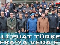 ALİ FUAT TÜRKEL BAFRA’YA VEDA ETTİ