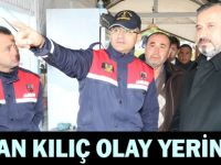 Başkan Hamit Kılıç Olay Yerinde