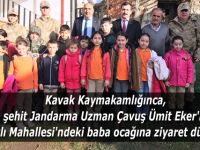 ŞEHİT AİLESİNE ZİYARET