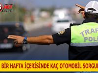 BAFRA’DA BİR HAFTA İÇERİSİNDE KAÇ OTOMOBİL SORGULANDI ???