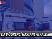 BAFRA’DA 8 ÖĞRENCİ HASTANEYE KALDIRILDI !!!