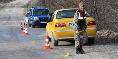Havza ilçesinde bir kişi silahla yaralandı
