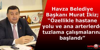 Havza İlçesinde Kar Yağışı Etkili !