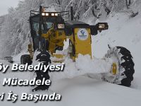 Tekkeköy Belediyesi Karla Mücadele Ekipleri İş Başında
