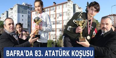 BAFRA’DA 83. ATATÜRK KOŞUSU