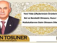 Bafra Ziraat Odası Başkanı Osman Tosuner'in Yeni Yıl Mesajı