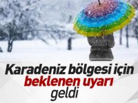 Kar icin uyarı yapıldı