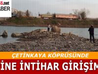 Bafra'da köprüde yine intihar girişimi