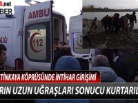 EKİPLERİN UZUN UĞRAŞLARI SONUCU KURTARILDI
