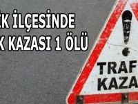CANİK İLÇESİNDE TRAFİK KAZASI 1 ÖLÜ