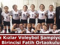 Yıldız Kızlar Voleybol Şampiyonası Grup Birincisi Fatih Ortaokulu Oldu