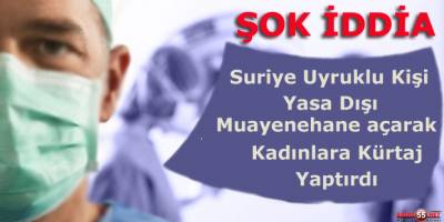 SAMSUN'DA SURİYELİ KİŞİ YASA DIŞI MUAYENEHANE AÇTI!