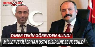 MHP SAMSUN İL BAŞKANI TANER TEKİN GÖREVDEN ALINDI