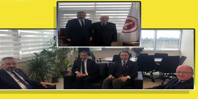 BAŞKAN KILIÇ REKTÖR AYDIN'A BAŞARILAR DİLEDİ