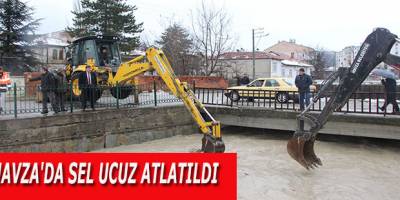 HAVZA'DA SEL UCUZ ATLATILDI