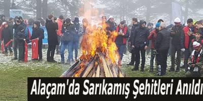 Alaçam'da Sarıkamış Şehitleri Anıldı