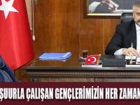 BAŞKAN KILIÇ: MİLLİ BİR ŞUURLA ÇALIŞAN GENÇLERİMİZİN HER ZAMAN YANINDAYIZ