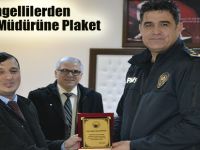 Görme Engellilerden Emniyet Müdürüne Plaket